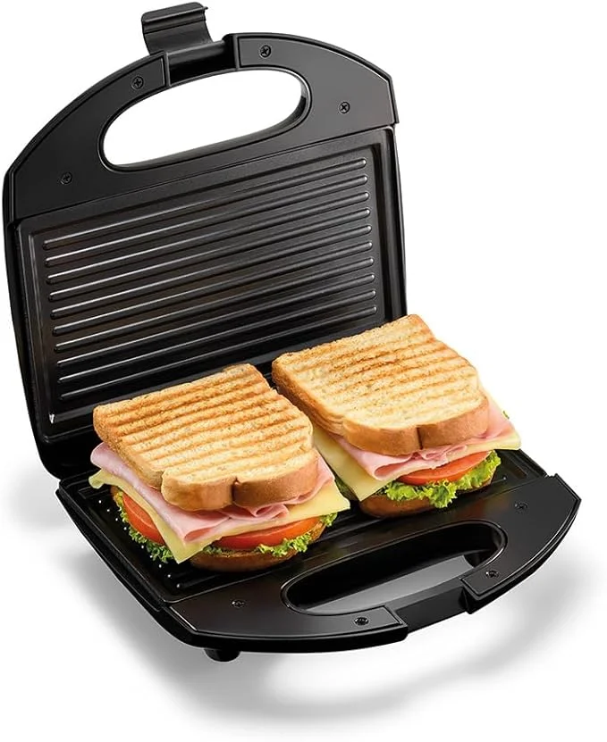 Sanduicheira Brunch Time 2 em 1 Elgin Sanduicheira e Grill Antiaderente Preta 220V