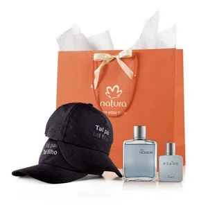 Presente Natura Homem e Meninos com acessório (4 produtos)