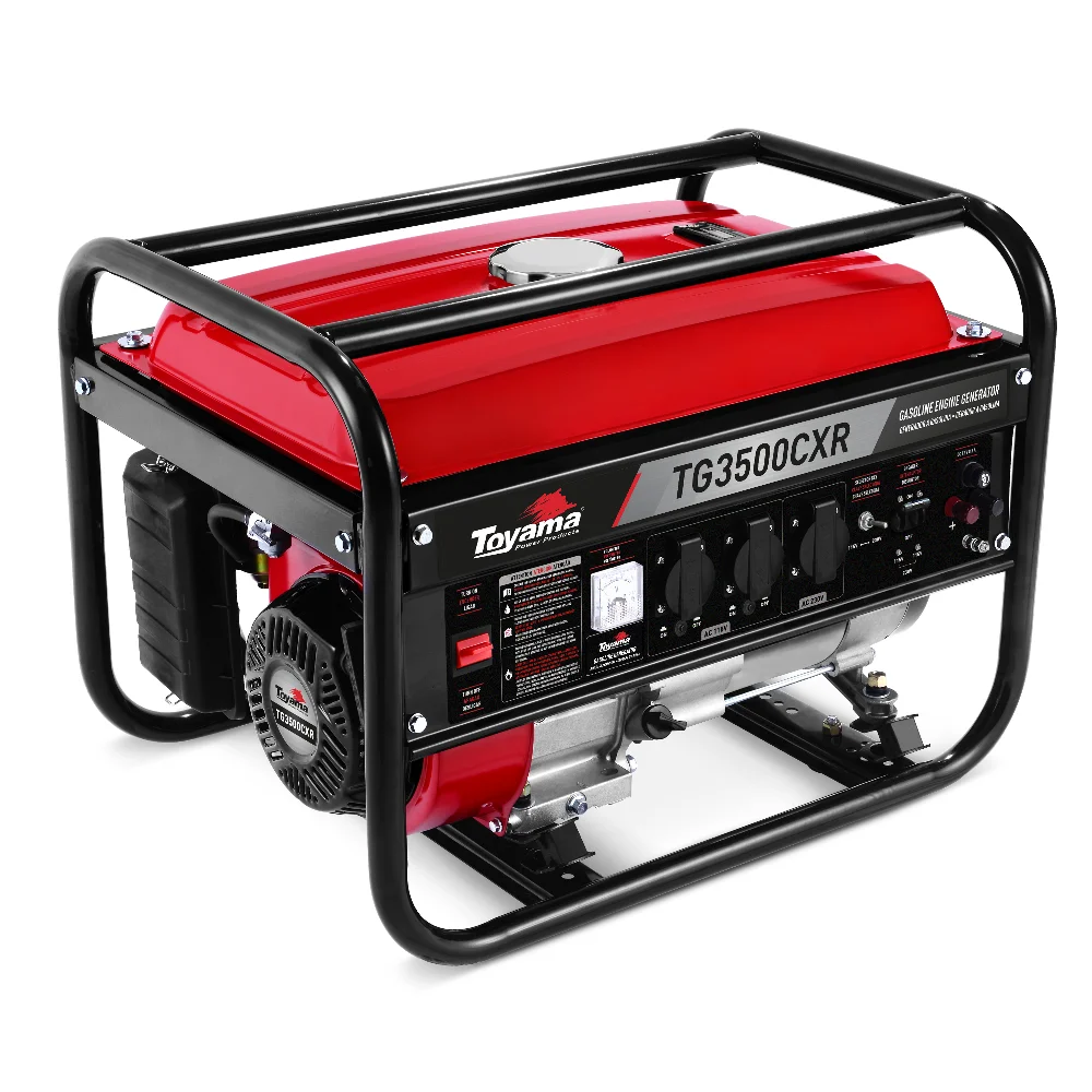 Gerador de Energia a Gasolina 3.1 KVA 115/230V Bivolt TG3500CXR TOYAMA-201-077