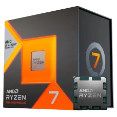 Processador AMD Ryzen 7 7800X3D, 4.2GHz (5.0GHz Turbo), 8-Cores 16-Threads, AM5, Sem Cooler, 100-100000910WOF