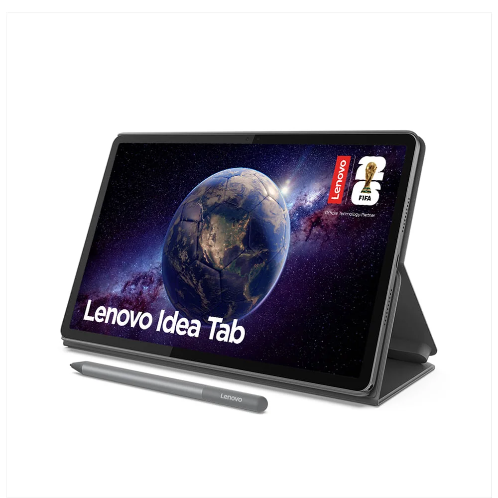 Tablet Lenovo Idea Tab Cinza com 11" 2,5K 90Hz, 8GB, 128GB, Wi-Fi, Android 13, Processador Octa-Core