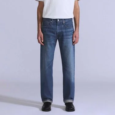 Calça Jeans Levi's® Blue Tab Anchor Relaxed Straight Lavagem Média