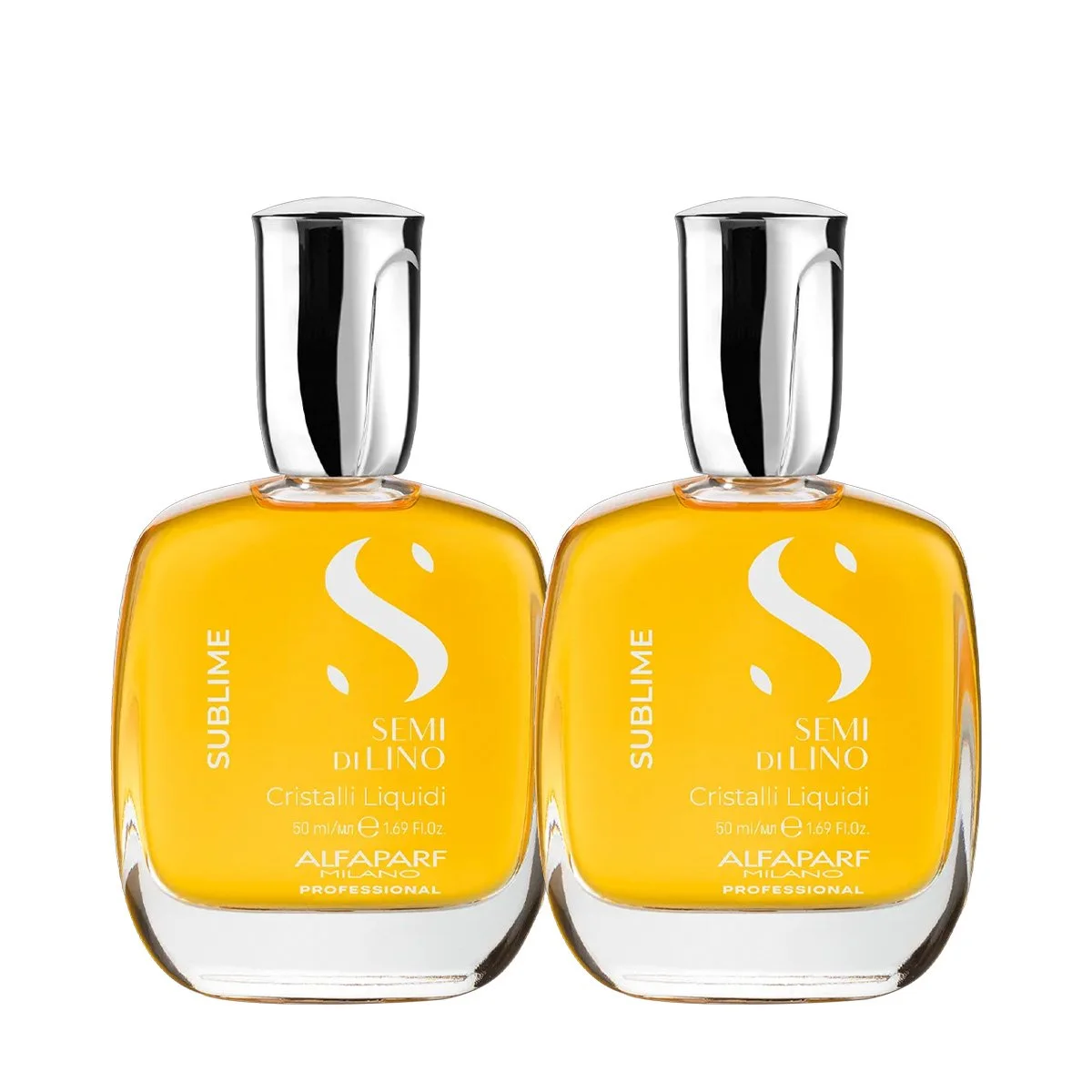 Kit Alfaparf Semi di Lino Sublime Cristalli Liquidi - Oleo Capilar 50ml (2 unidades)