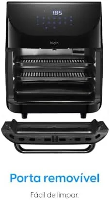 Fritadeira Air Fryer Family Oven Fry Elgin 12L 110V 1.900W 10 funções e Painel Digital