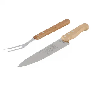Conjunto para Churrasco Inox 3 Peças