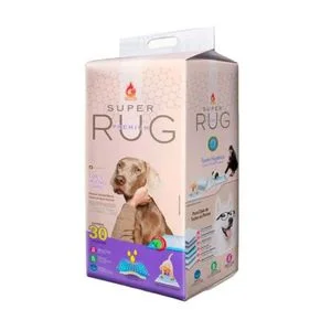 Tapete Higiênico Super Rug 80x60cm Com 30 Unidades - Phoenix