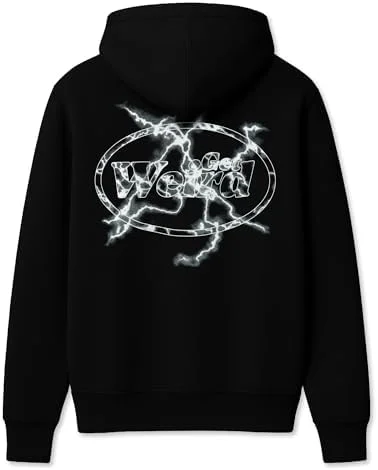 Suéter com capuz Lighting Hoodie-black Get WeirdUnisex Adulto