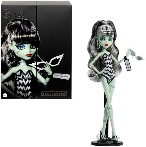 Monster High Skullector Boneca de Coleção Frankie Barbie 80 Aniversário