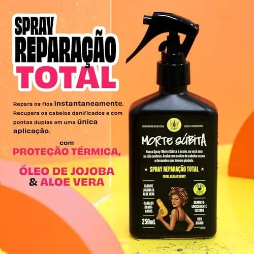 Morte Súbita Spray Reparação Total 250ml , Lola Cosmetics