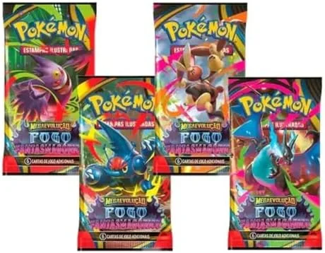 Pokémon TCG, Blister Quadruplo Weavile ME02 Fogo Fantasmagórico