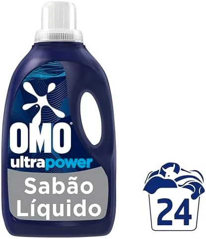 OMO Lava-Roupas Líquido Omo Ultra Power Frasco 1 8L
