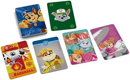 Pais & Filhos | Jogo da Memória Patrulha Canina com 52 Cartas | Brinquedo Educativo +3 Anos | Desenvolve Memória e Concentração