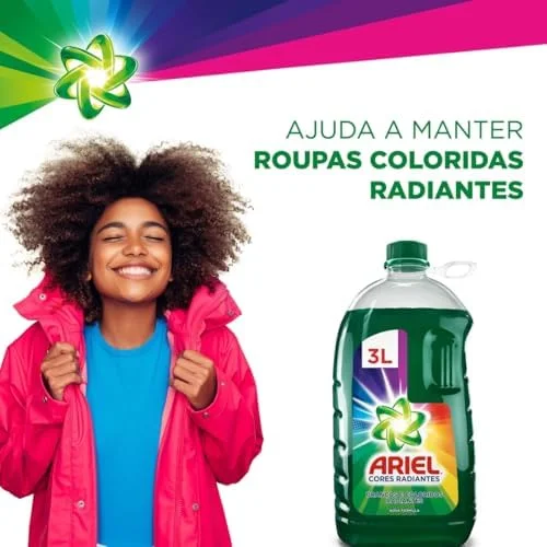 Ariel Sabão Líquido Cores Radiantes 3L