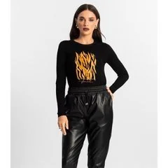 Blusa Manga Longa Endless Preto