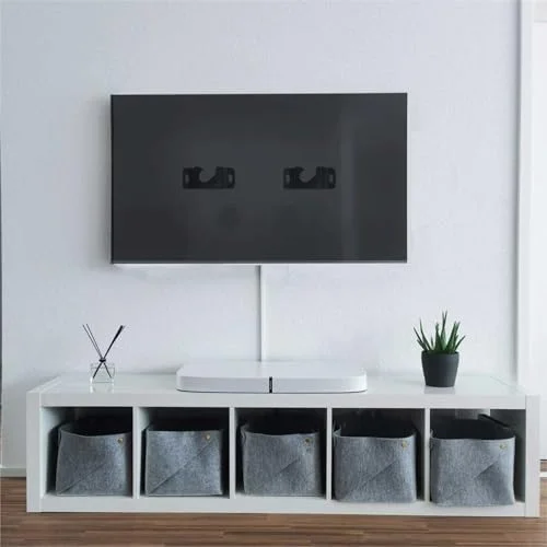 PIX Suporte de TV Fixo Universal 10 a 85 Polegadas Compacto Preto