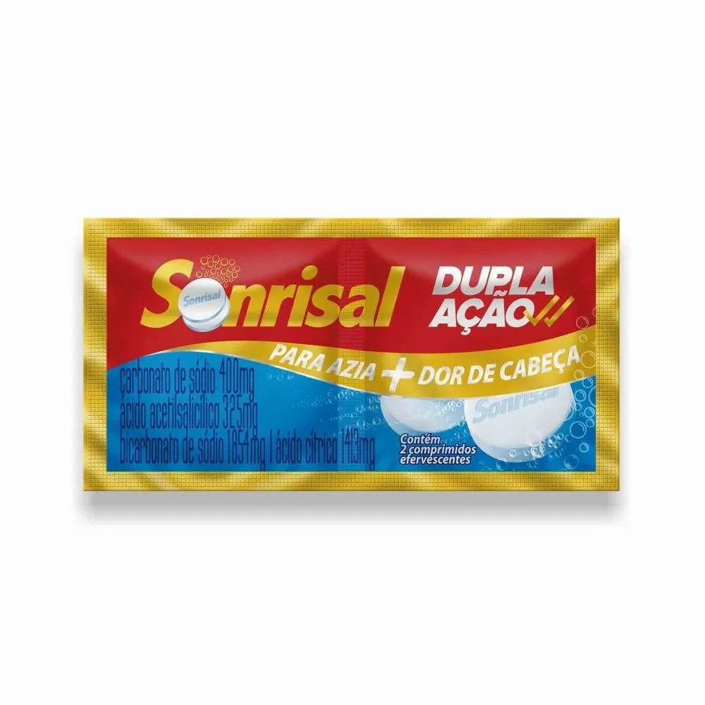 Sonrisal Sem Sabor Com 2 Comprimidos Efervescentes