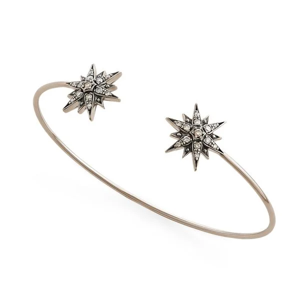 Pulseira em Ouro Nobre 18K com diamantes cognac - Coleção Stars