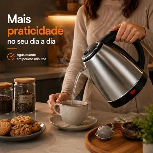 Chaleira Elétrica Inox 1,8 Litro (220v)