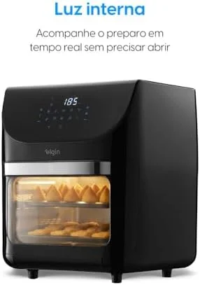 Fritadeira Air Fryer Family Oven Fry Elgin 12L 110V 1.900W 10 funções e Painel Digital