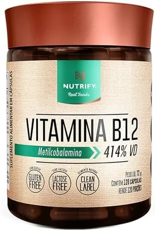 Nutrify - Vitamina B12-120 cápsulas