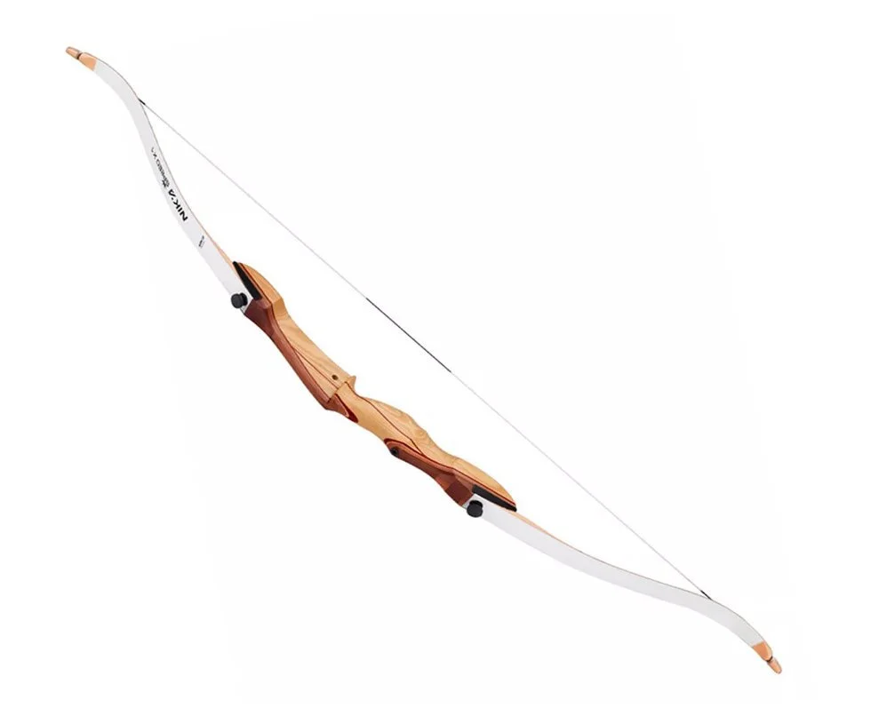 Arco Recurvo de Madeira 68'' / 28LBS Destro - Nika Archery