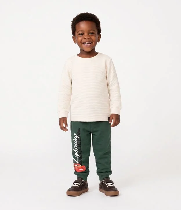 Calça Infantil Relâmpago McQueen em Moletom – Tam 2 a 6 Anos