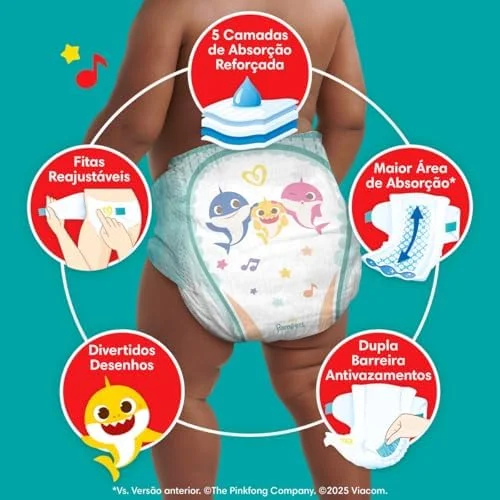 Fralda Pampers Supersequinha Tamanho G 80 Unidades