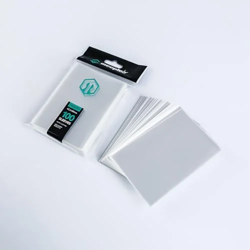 MeepleBR Sleeves - PADRÃO (63,5x88mm), 100 Unidades, TCG, Plástico para Proteção de Cartas