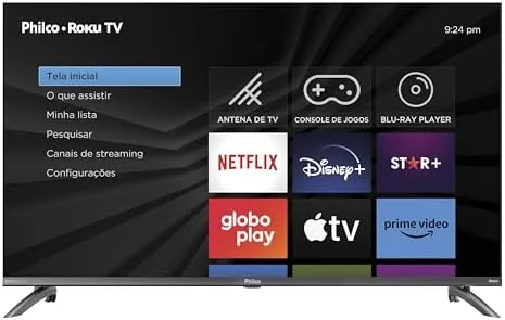 Smart TV 40” Philco Roku TV LED Dolby Audio PTV40M9GR2CGB