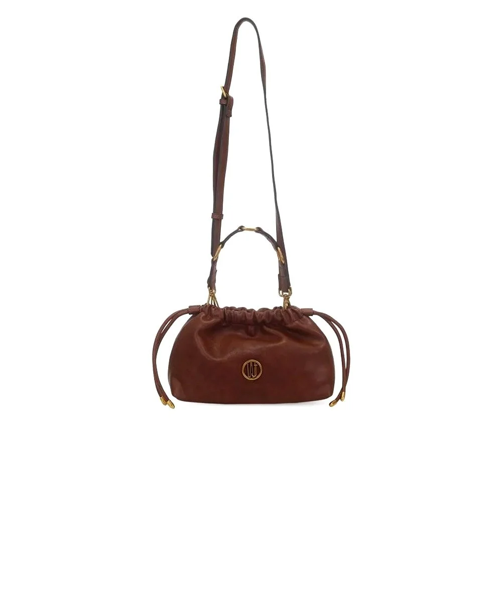 Bolsa Transversal Wj Hobo Marrom