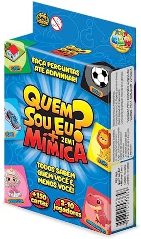 Jogo Quem Sou Eu? + Mímica GGB Plast