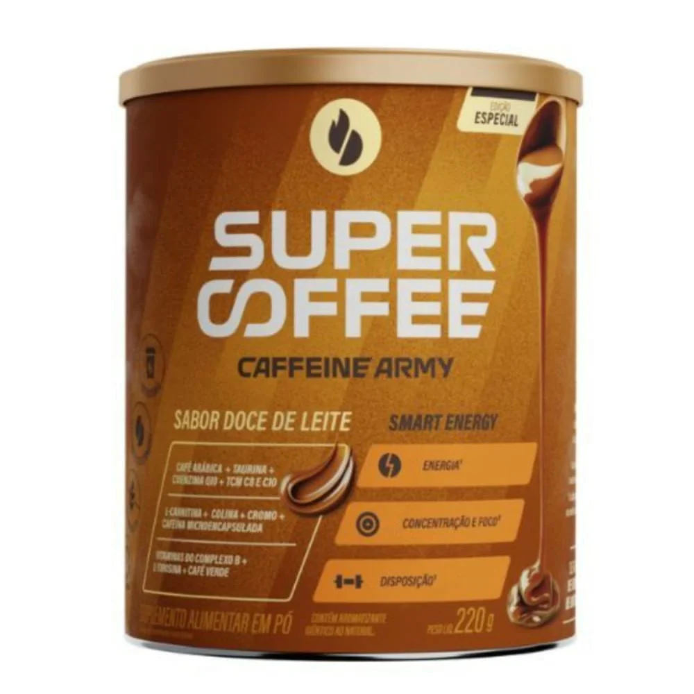 Café Em Pó Caffeine Army Supercoffee Doce de Leite 220g