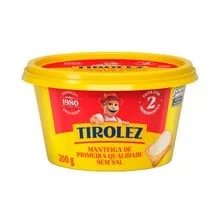 Manteiga Tirolez Sem Sal 200g