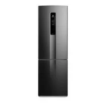 Geladeira Electrolux Frost Free Inverter 400L Efficient AutoSense e Rapid Freeze Inverse Black Inox Look (IB6B)