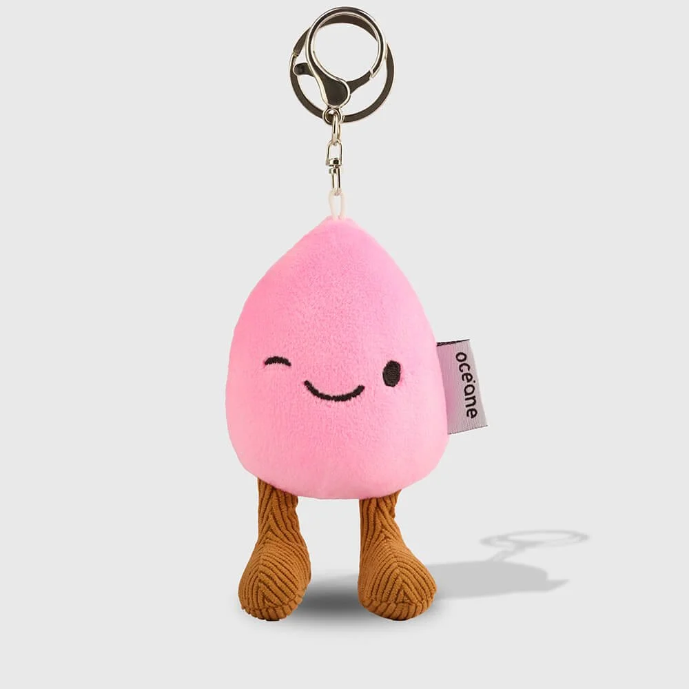 Chaveiro Flat Drop Pelucia Pink