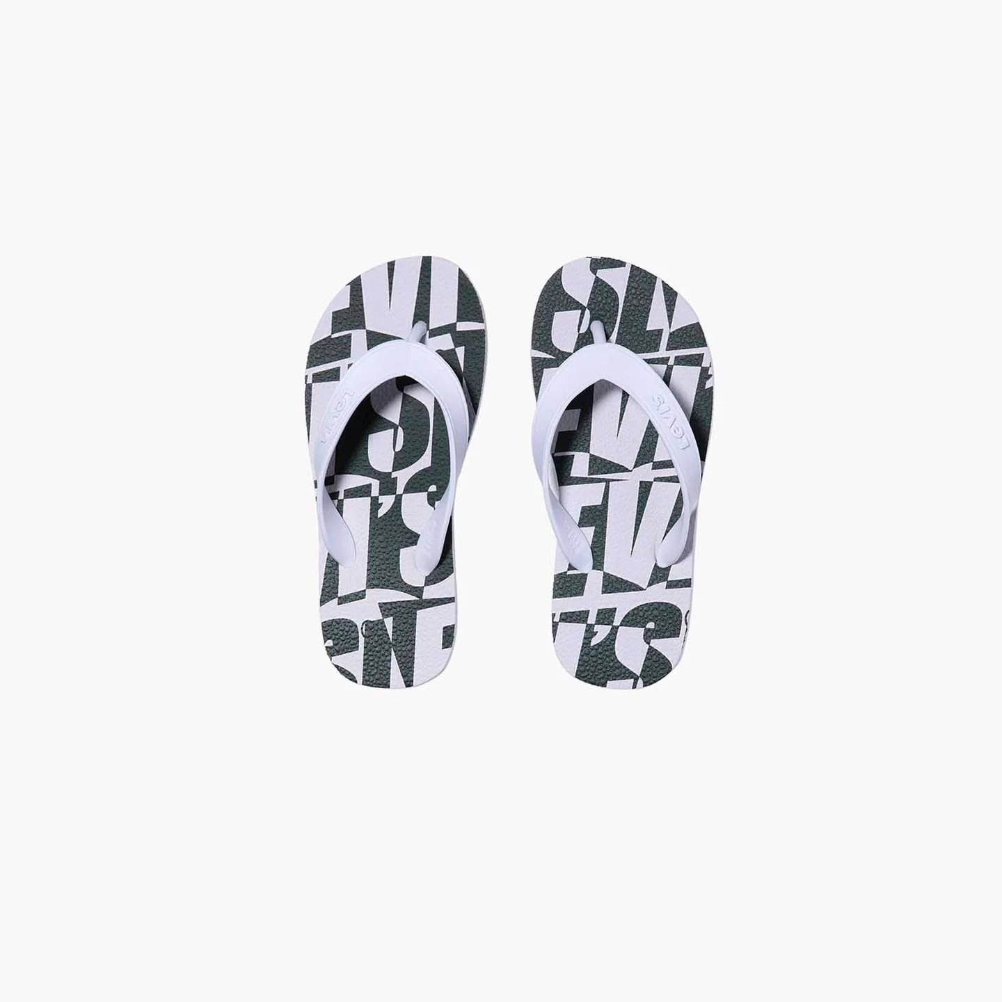 Chinelo Levi’s Cutout Batwing Branco e Verde