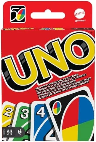 Kit De Cartas UNO Clássico Mattel Com 108 Cartas 7 Anos Ou Mai