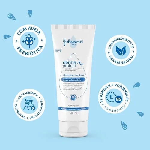 Hidratante Nutritivo Derma Protect JOHNSON'S® Baby 200mL