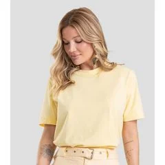 T- Shirt Feminina Lisa Dianna Amarelo