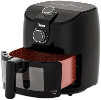 Air Fryer Philco 4L Revestimento Redstone 1500W PAF40A 220V