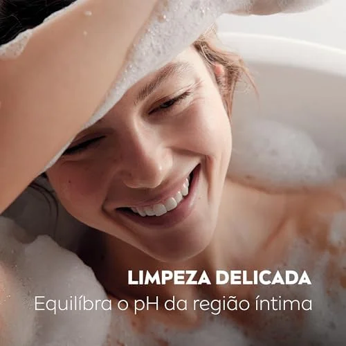 NIVEA Sabonete Líquido Íntimo Suave 250ml, Limpeza Delicada, Mantém pH Natural, Extrato de Camomila, Cuidado Calmante, Uso Diário