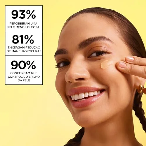 Garnier, Gel Creme Hidratante Facial Antimanchas Toque Seco, com Vitamina C, Niacinamida e Ácido Hialurônico, Controla a Oleosidade e Uniformiza a Pele, 85g