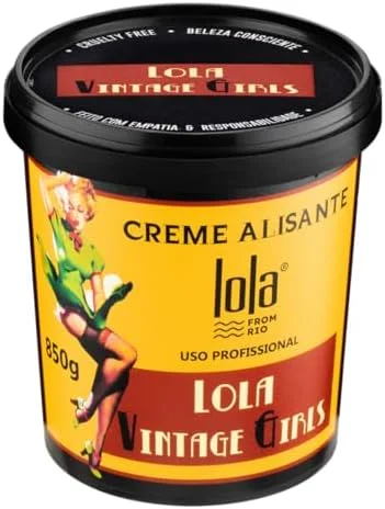 Hair Vintage Girl Creme Alisante 850g , Lola Cosmetics