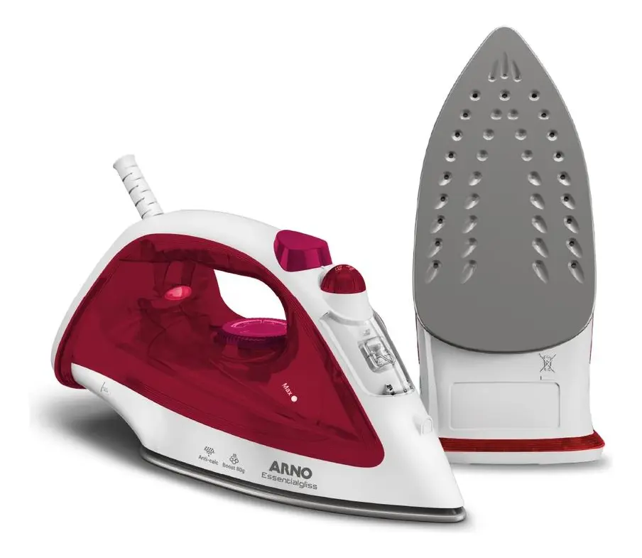 Ferro a Vapor Arno Essentialgliss com Base Antiaderente FMQ