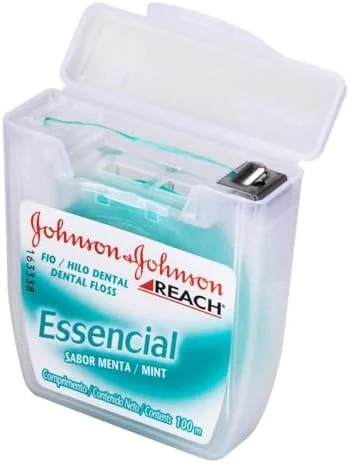 Johnson's Reach Fio Dental Essencial Menta, 100m