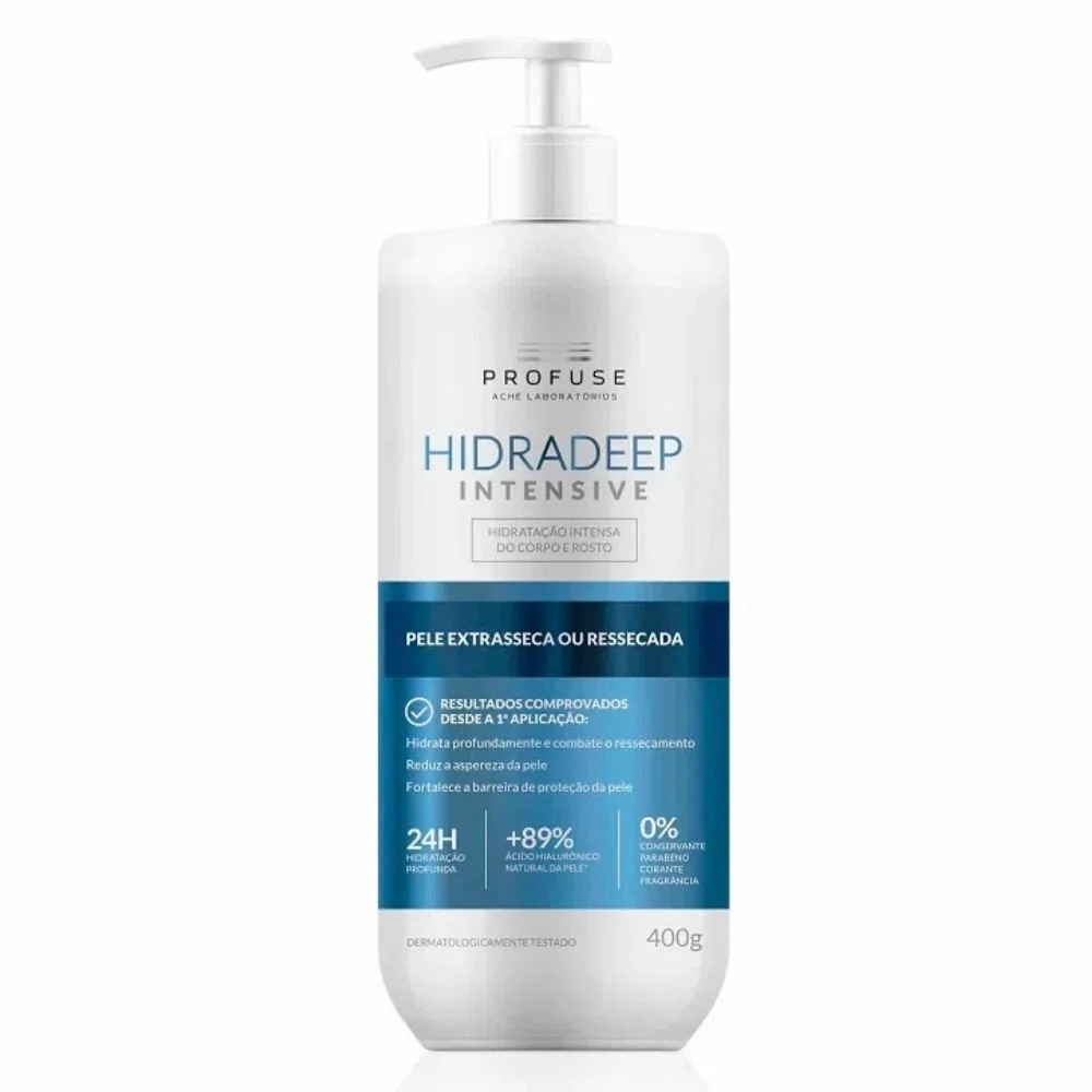 Hidratante Corporal Profuse Hidradeep Intensive Pele Extrasseca ou Ressecada 400g