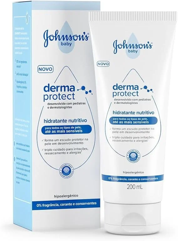 Hidratante Nutritivo Derma Protect JOHNSON'S® Baby 200mL