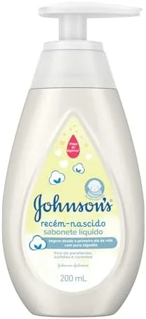 Johnson's Baby Sabonete Líquido Recém Nascido, 200ml