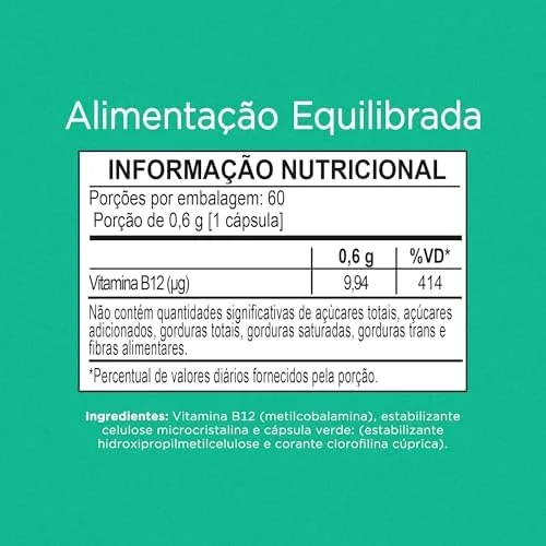 Nutrify - Vitamina B12-120 cápsulas