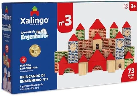 Brincando de Engenheiro 73 Peças Xalingo
